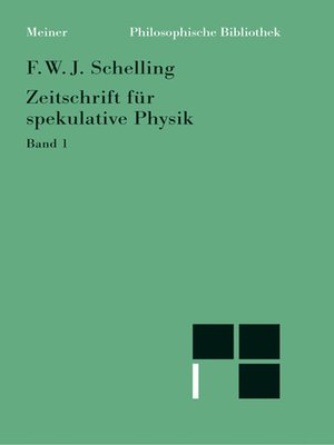 cover image of Zeitschrift für spekulative Physik. Band 1